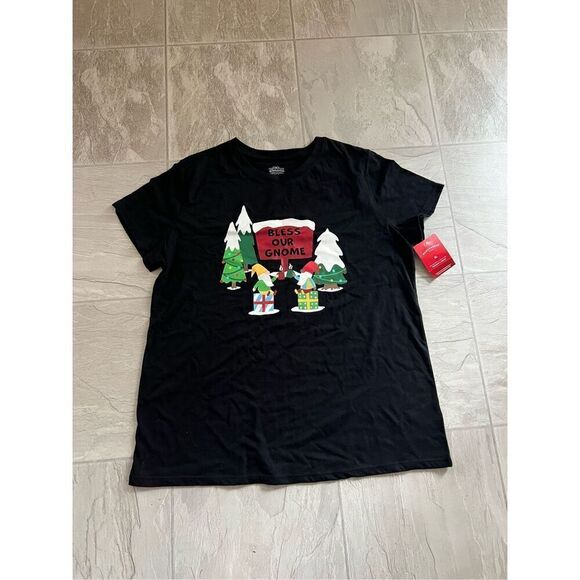 Wondershop At Target Bless Our Gnome Christmas T-Shirt Woman’s Size XL NEW - Picture 1 of 6